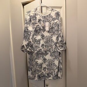 NWT LILLY PULITZER LU DRESS SIZE 8 COCONUT PB ANNIVERSARY TOILE